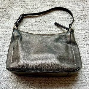 Vintage COACH brown metallic shoulder bag